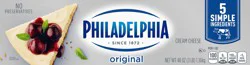 Philadelphia Cream Cheese, 1 Block, for Recipes and Baking, Original, No Artificial Preservatives, Flavors or Dye, 3 lb