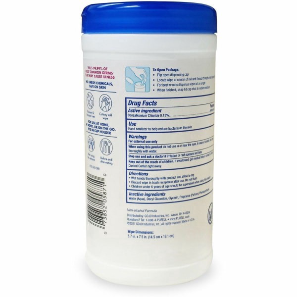 slide 3 of 6, PURELL Hand Sanitizing Wipes, Fresh Scent, Pack Of 40 Wipes, 40 ct