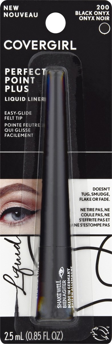 slide 4 of 9, Covergirl Perfect Point Plus Black Onyx 200 Liquid Liner 2.5 ml, 2.5 ml
