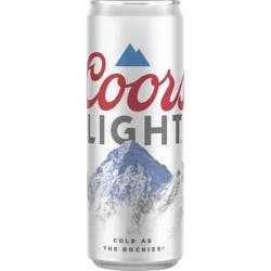 Crisp, clean and refreshing, Coors Light is an American-style light lager beer. This light beer has 4.2% ABV, 102 calories and 5 grams of carbs per 12-ounce serving.