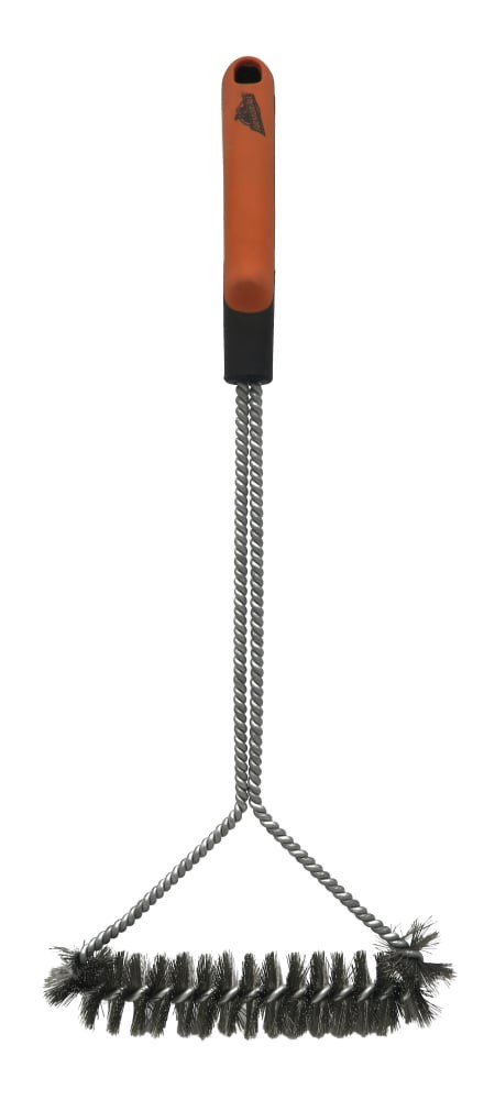 slide 1 of 1, Hd Designs Grill Long Handle Triangle Grill Brush, 1 ct