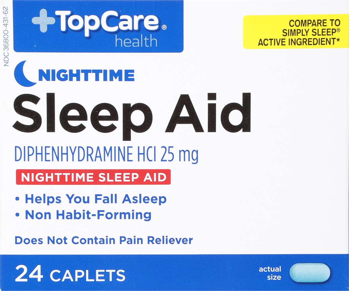 slide 6 of 15, Topcare Caps Sleep Aid, 24 ct