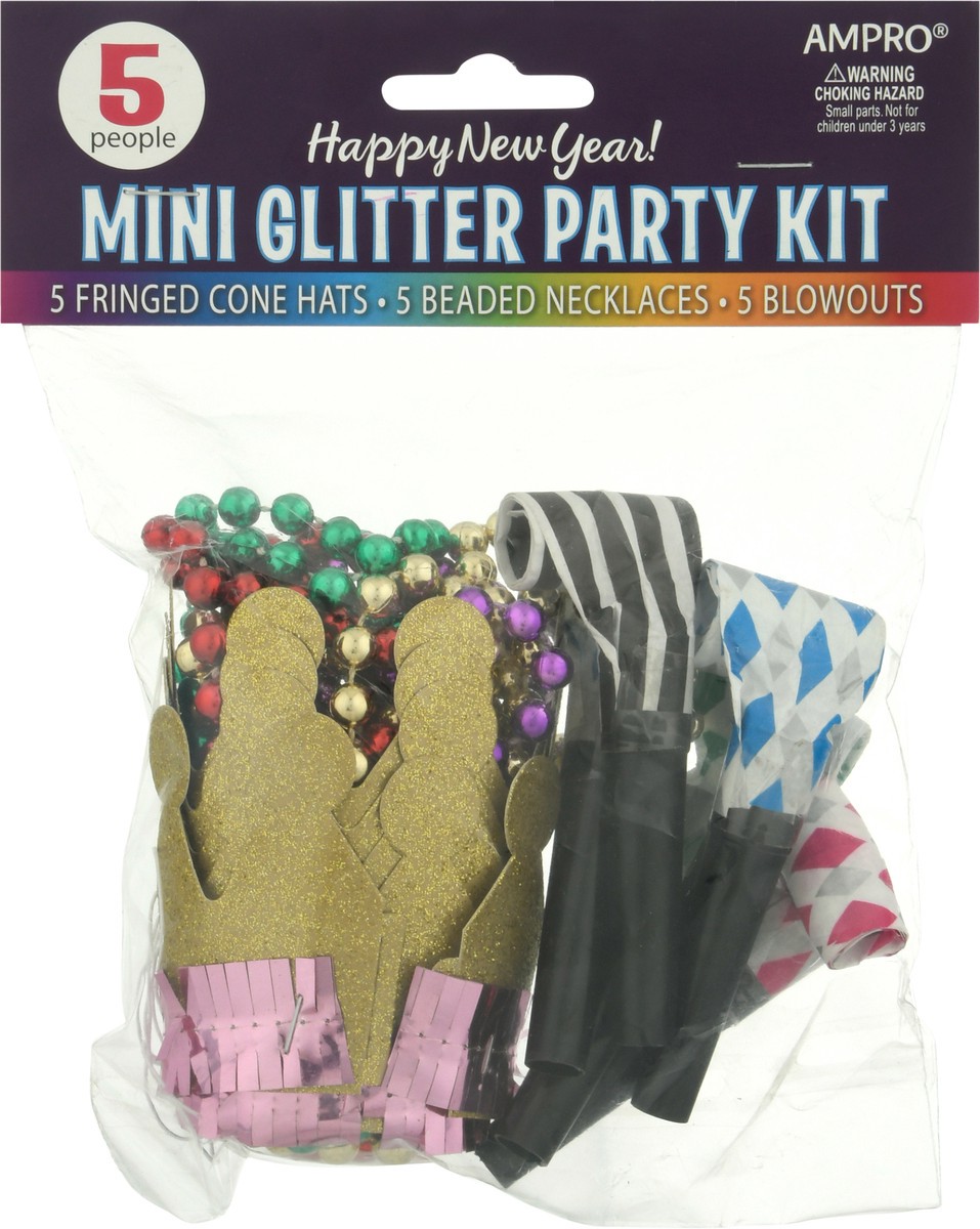 slide 4 of 9, Ampro Mini Glitter Party Kit 1 ea Bag, 1 ct