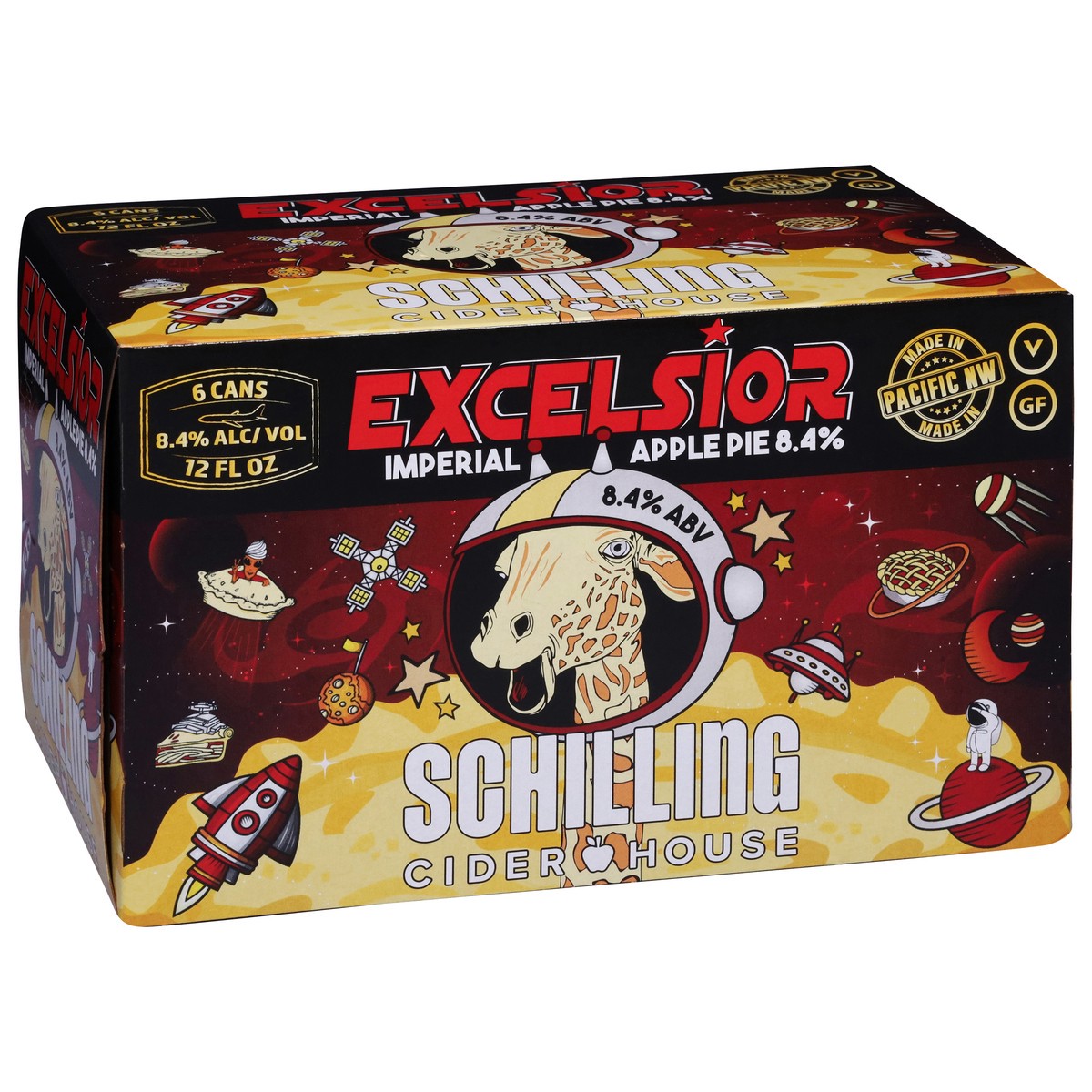 slide 8 of 13, Schilling Imperial Apple Pie Cider 6 - 12 fl oz Cans, 6 ct