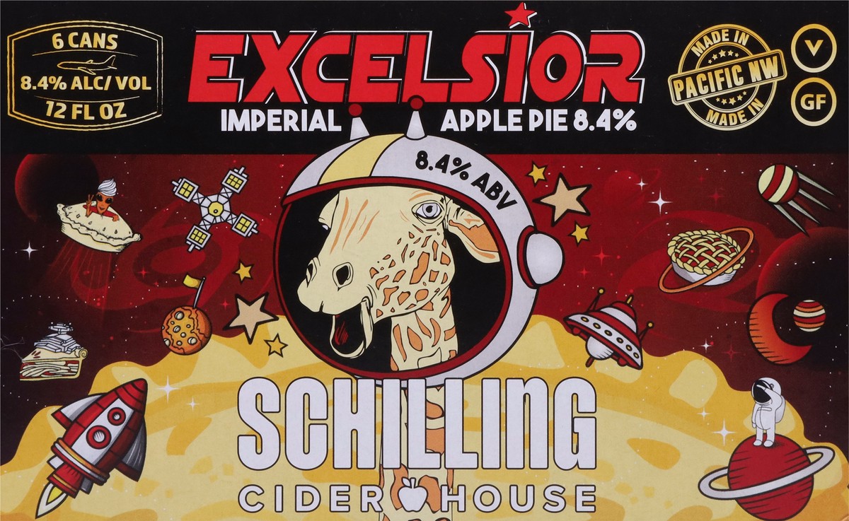 slide 7 of 13, Schilling Imperial Apple Pie Cider 6 - 12 fl oz Cans, 6 ct