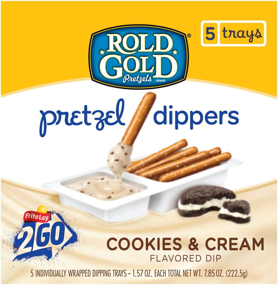 slide 1 of 4, Rold Gold Cookies & Cream Pretzel Dippers, 5 ct; 1.57 oz