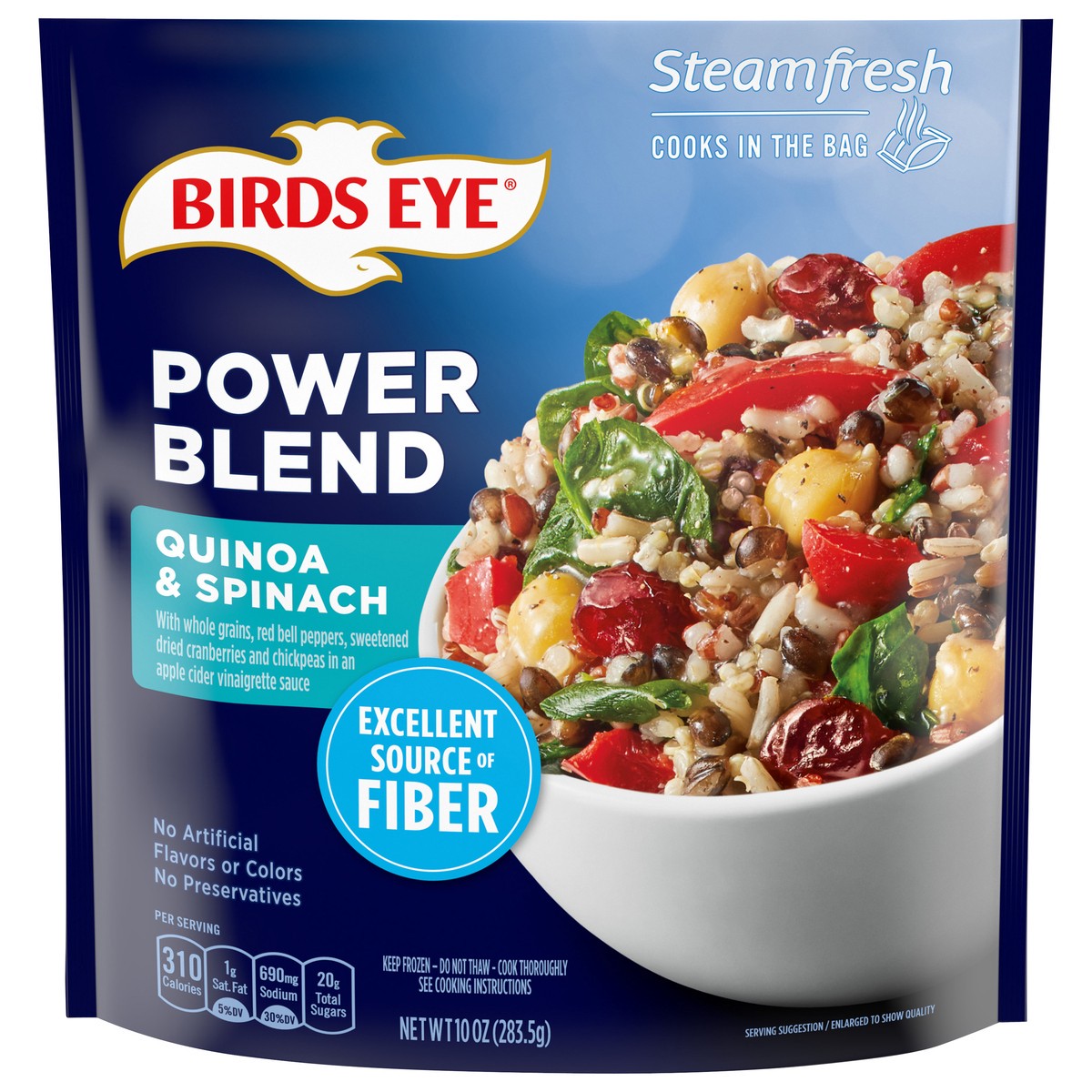 slide 1 of 5, Birds Eye Quinoa & Spinach Power Blend 10 oz, 10 oz