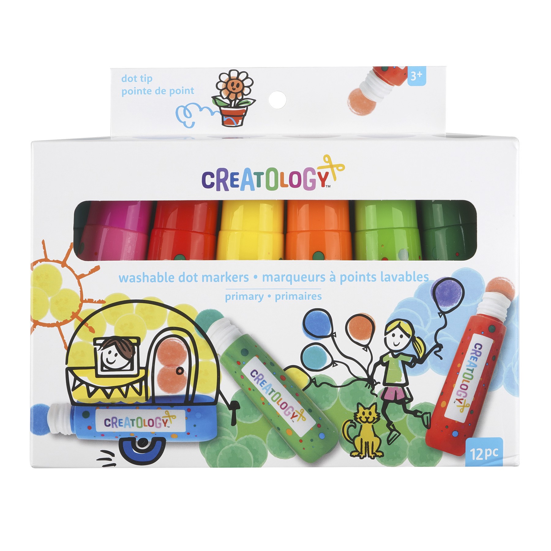 slide 4 of 4, Rainbow Washable Dot Markers By Creatology, 1 ct