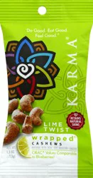 Karma Nuts Lime Twist Wrapped Cashews