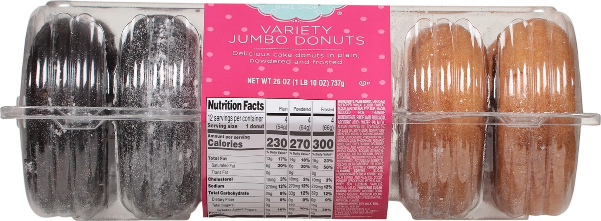 slide 4 of 9, Sweet P's Bake Shop Variety Donuts Jumbo 26 oz, 26 oz