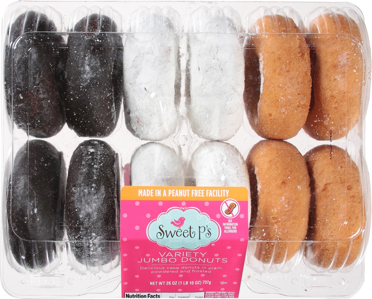 slide 6 of 9, Sweet P's Bake Shop Variety Donuts Jumbo 26 oz, 26 oz