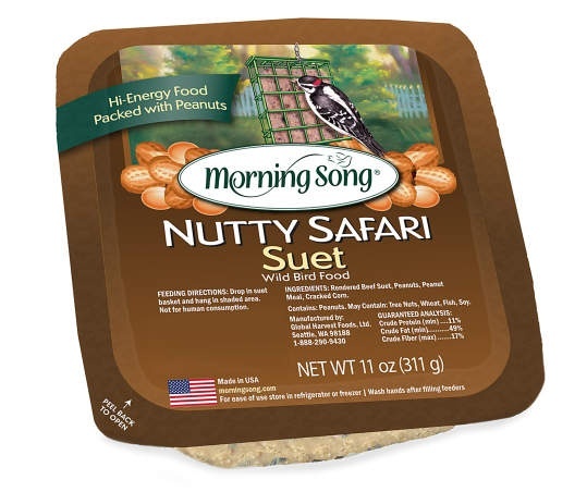 slide 1 of 1, Scotts Morning Song Nutty Safari Suet, 11 oz