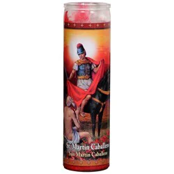 St. Jude Candle, St. Martin Caballero, 8 Inch