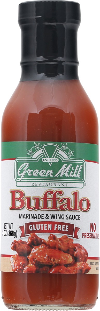 slide 2 of 12, Green Mill Gluten Free Buffalo Marinade & Wing Sauce 13 oz, 13 oz