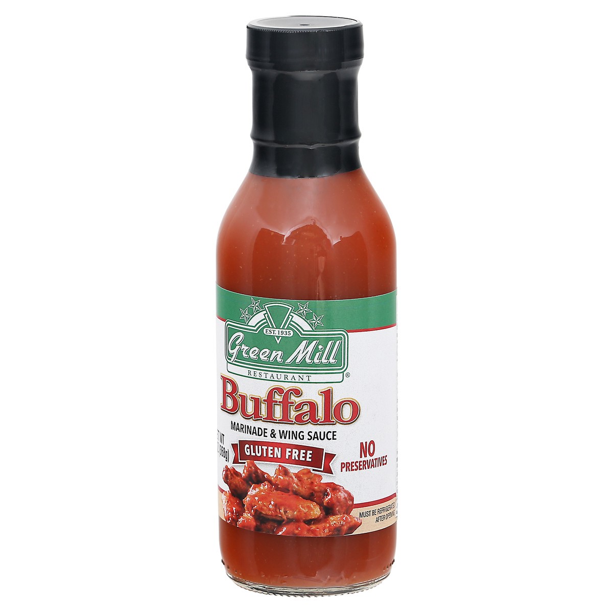 slide 4 of 12, Green Mill Gluten Free Buffalo Marinade & Wing Sauce 13 oz, 13 oz