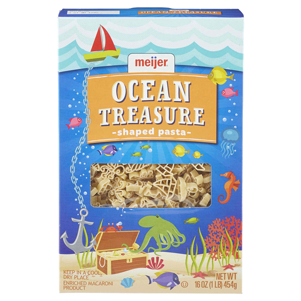 slide 1 of 1, Meijer Ocean-Shaped Pasta, 16 oz