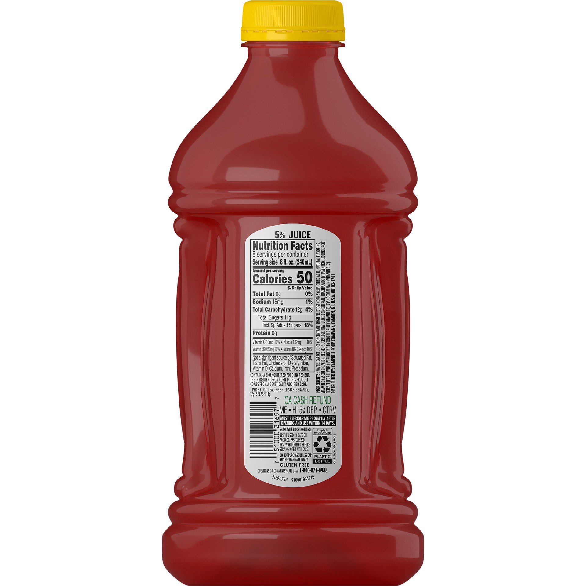 slide 3 of 5, V8 Island Strawberry Flavored Juice Beverage, 64 oz