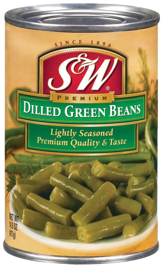 slide 1 of 2, S&W Green Beans 14.5 oz, 14.5 oz