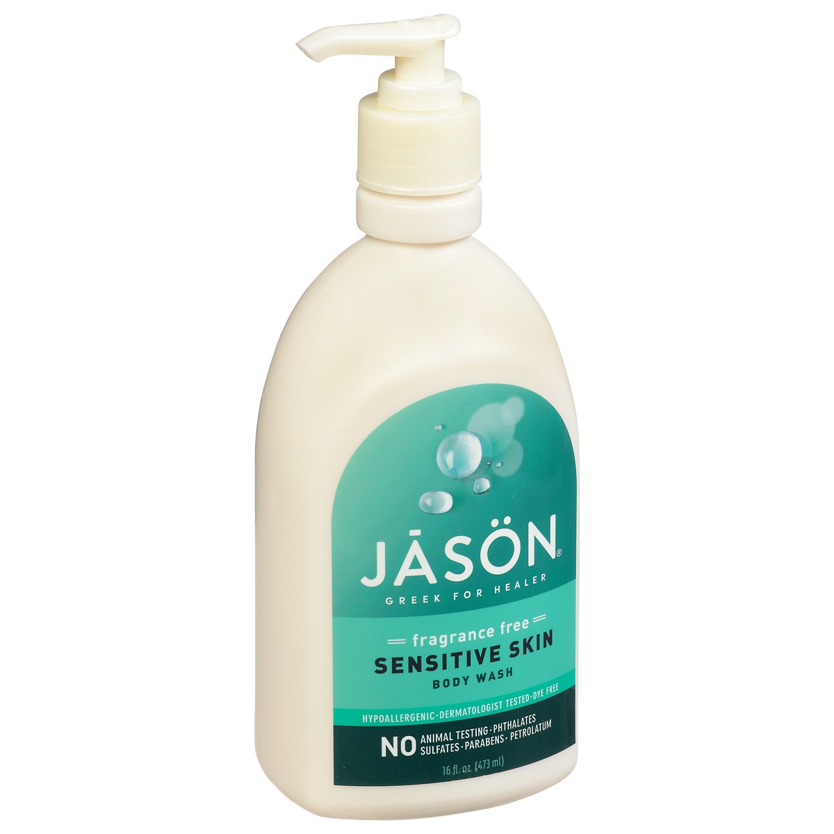 slide 6 of 8, Jason Sensitive Skin Fragrance Free Body Wash 16 fl oz, 16 fl oz