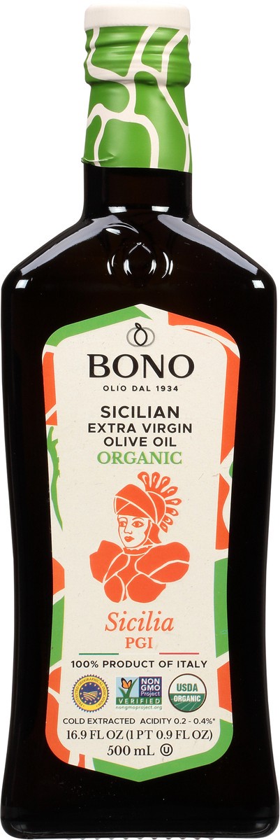 slide 1 of 9, Bono Sicilian Extra Virgin Organic, 16.9 oz