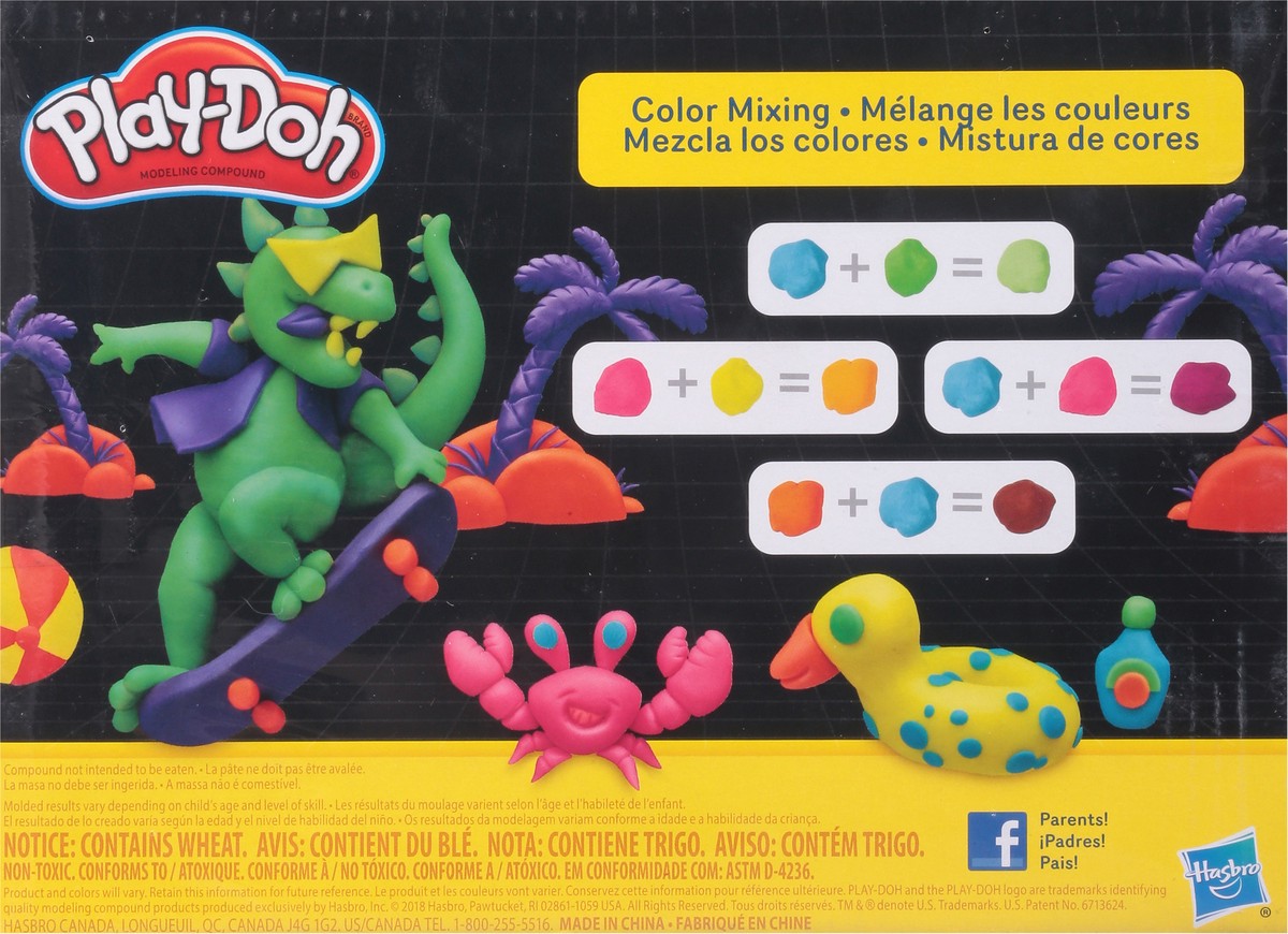 slide 6 of 9, Play-Doh Hasbro Play-Doh Neon Non-Toxic Modeling Compound, 8 ct