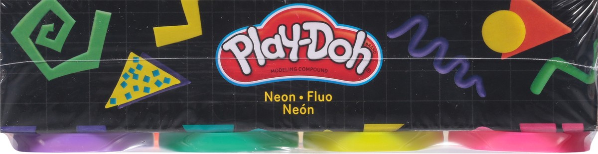 slide 9 of 9, Play-Doh Hasbro Play-Doh Neon Non-Toxic Modeling Compound, 8 ct