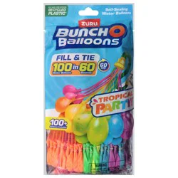 Bunch O Balloons Self-Sealing Tropical Party! Water Balloons 1 Each