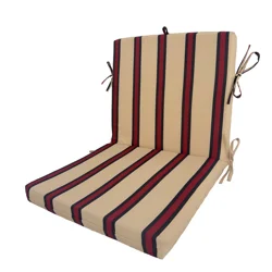 ROOM & RETREAT Rr Mid Back Cushion Gilded Beige Stripe