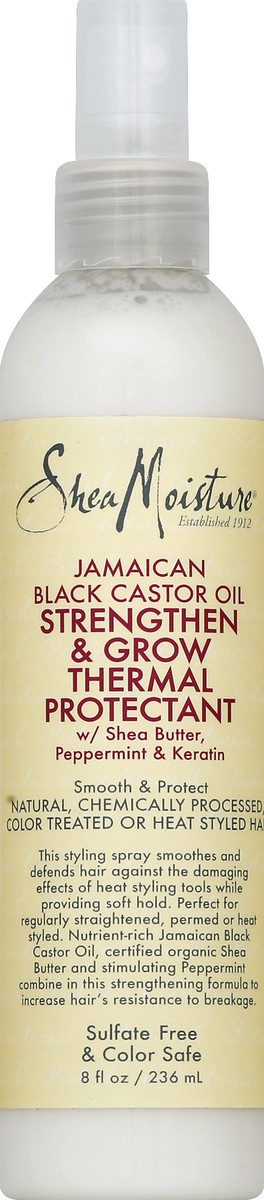 slide 2 of 2, SheaMoisture Jamaican Black Castor Oil Strengthen & Grow Thermal Protectant, 8 fl oz
