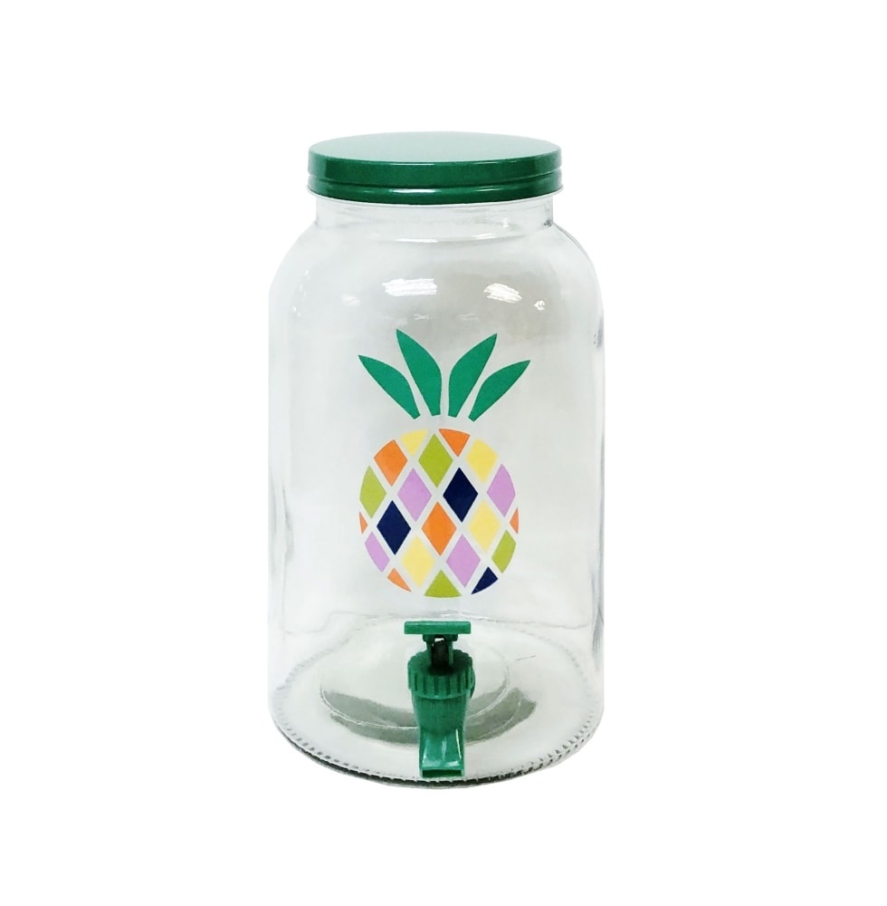 slide 1 of 1, Tabletops Unlimited Sun Tea Jar - Pineapple, 1 ct