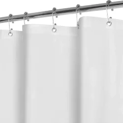 Everyday Living Mildew-Resistant Shower Curtain Liner - White