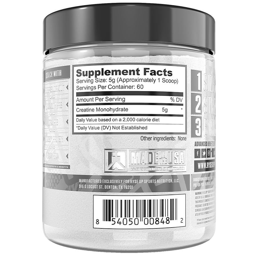 slide 3 of 3, RYSE Creatine Powder, 10.6 oz