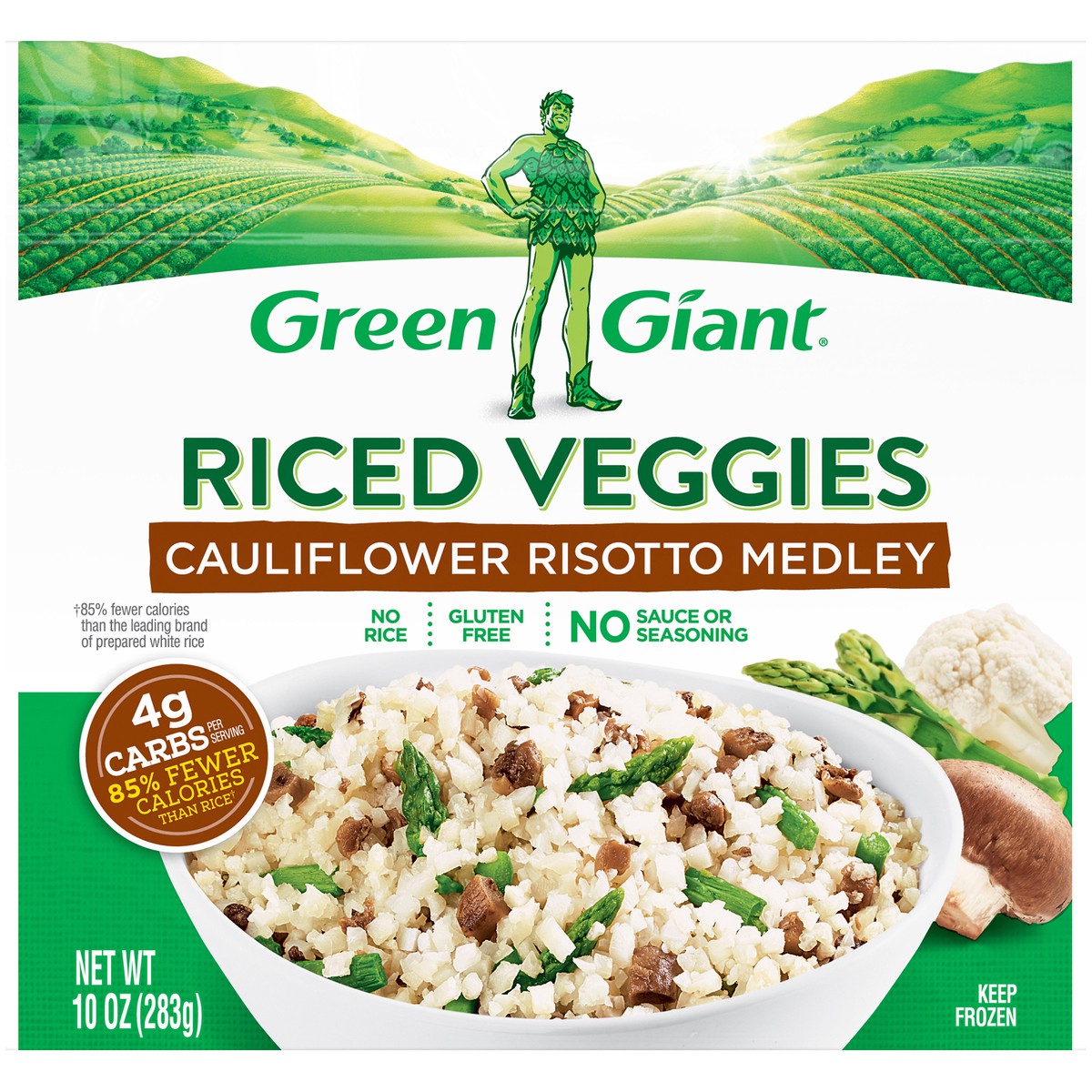 slide 1 of 7, Green Giant Riced Veggies Cauliflower Risotto Medley, 10 oz