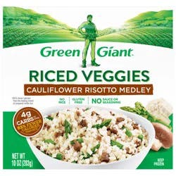 Green Giant Riced Veggies Cauliflower Risotto Medley, Frozen Side Dish, 10 oz