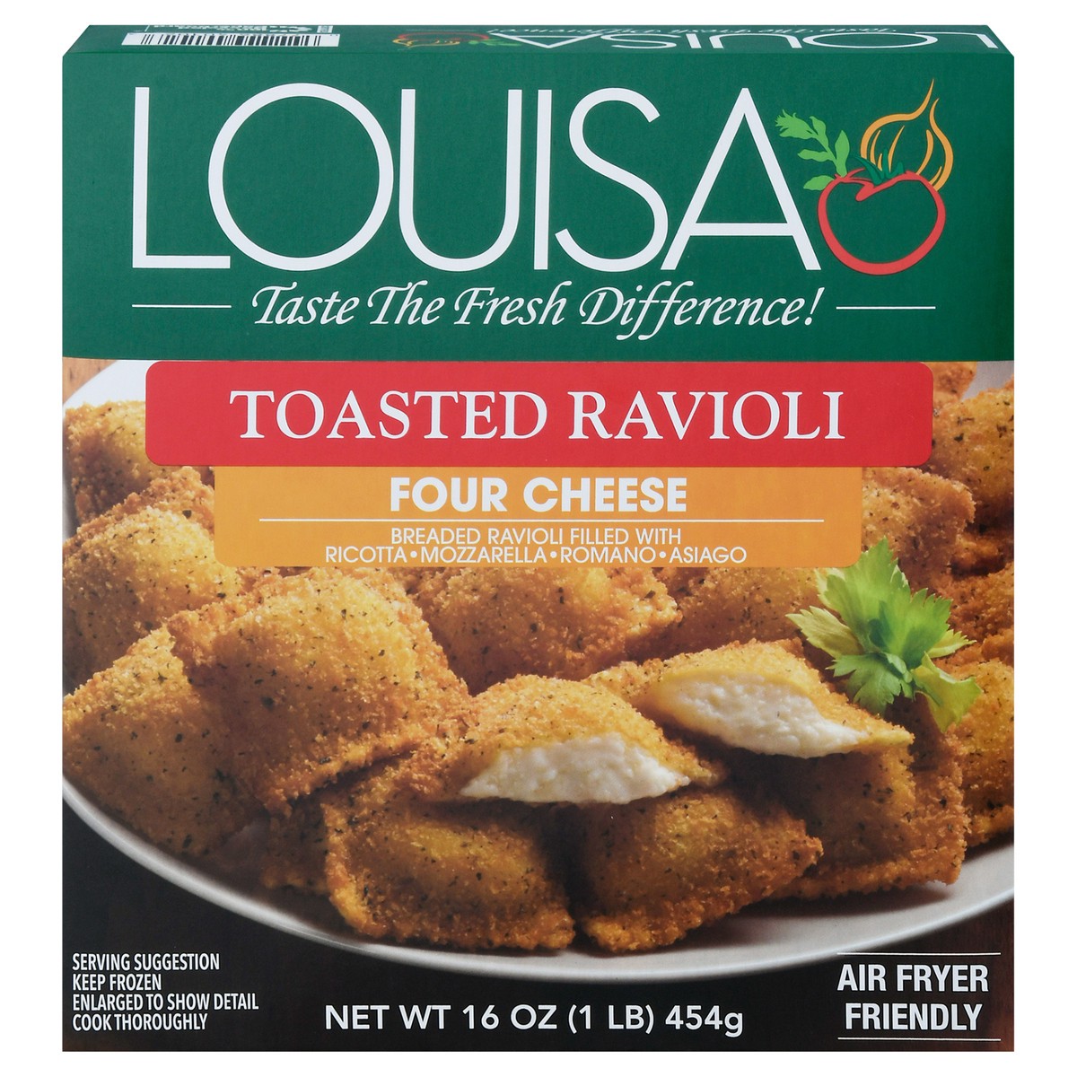 slide 1 of 14, Louisa Four Cheese Toasted Ravioli 16 oz, 16 oz