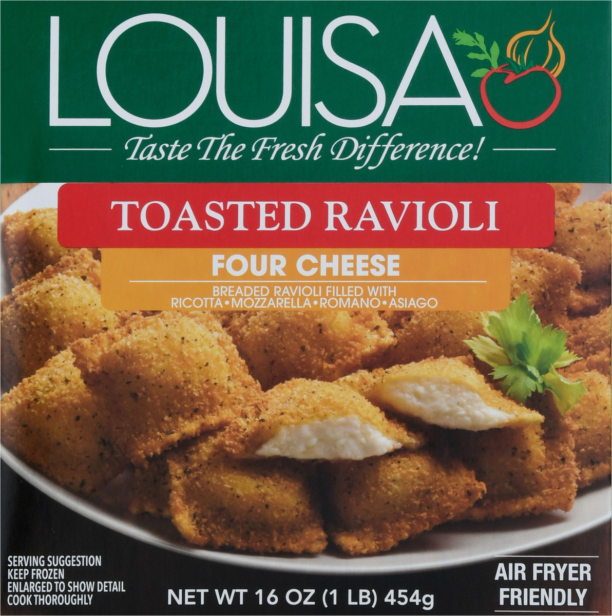 slide 1 of 14, Louisa Four Cheese Toasted Ravioli 16 oz, 16 oz