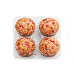 The Save Mart Company Strawberry Muffin, 4 ct