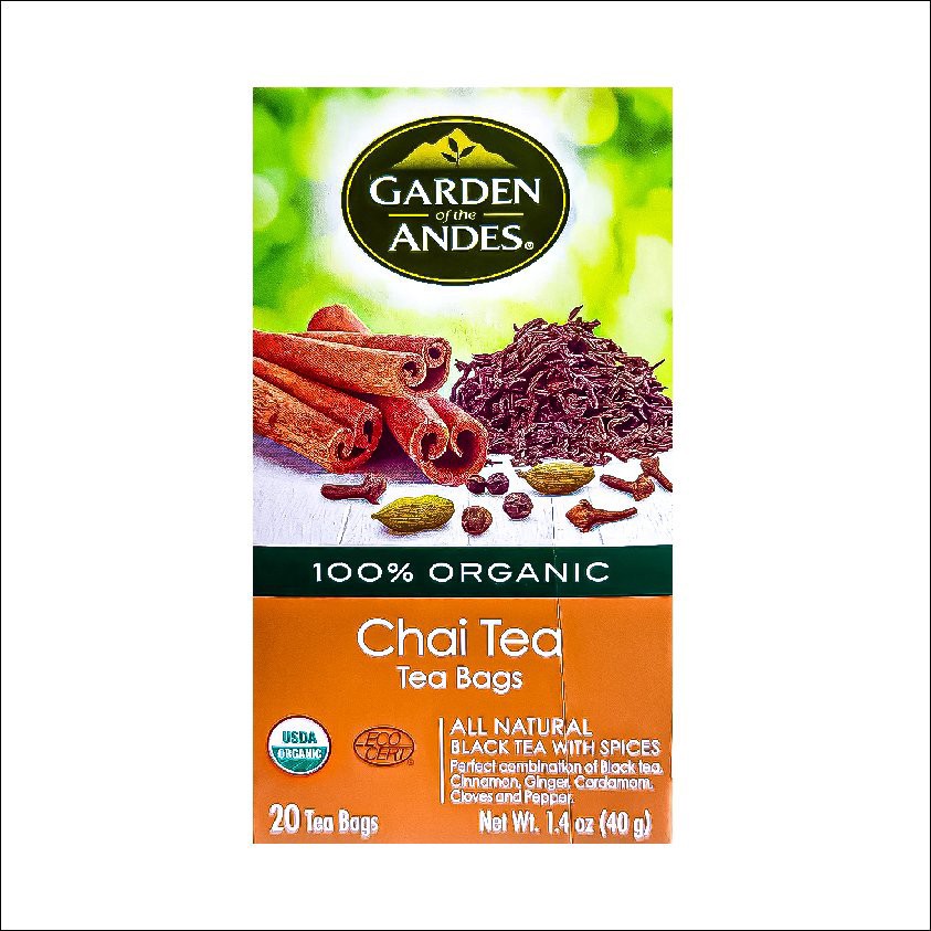 slide 1 of 1, Garden The Andes Organic Chai Tea Bag, 20 ct
