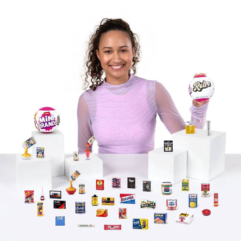slide 2 of 8, Mini Brands Retro Series 1 Collectible Capsule, 1 ct