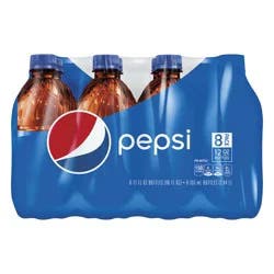 Pepsi Soda Cola 12 Fl Oz 8 Count