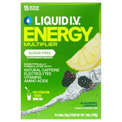 Liquid I.V. 15CT SUGAR FREE ENERGY BLACKBERRY LEMONADE - Carton