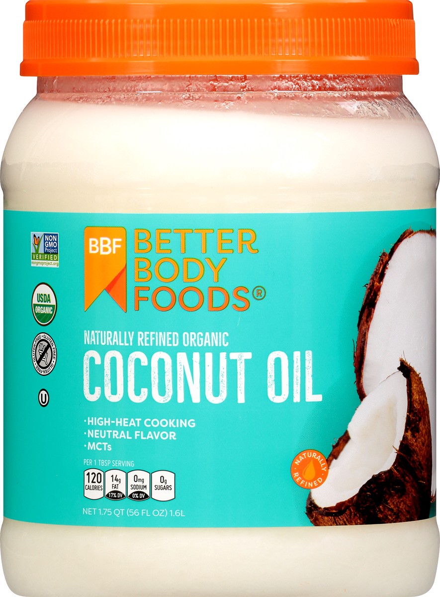 slide 2 of 13, BetterBody Foods Coconut Oil 1.75 qt, 1.75 qt