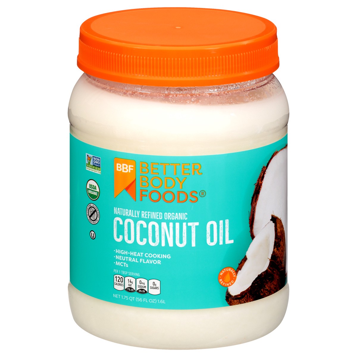 slide 1 of 13, BetterBody Foods Coconut Oil 1.75 qt, 1.75 qt