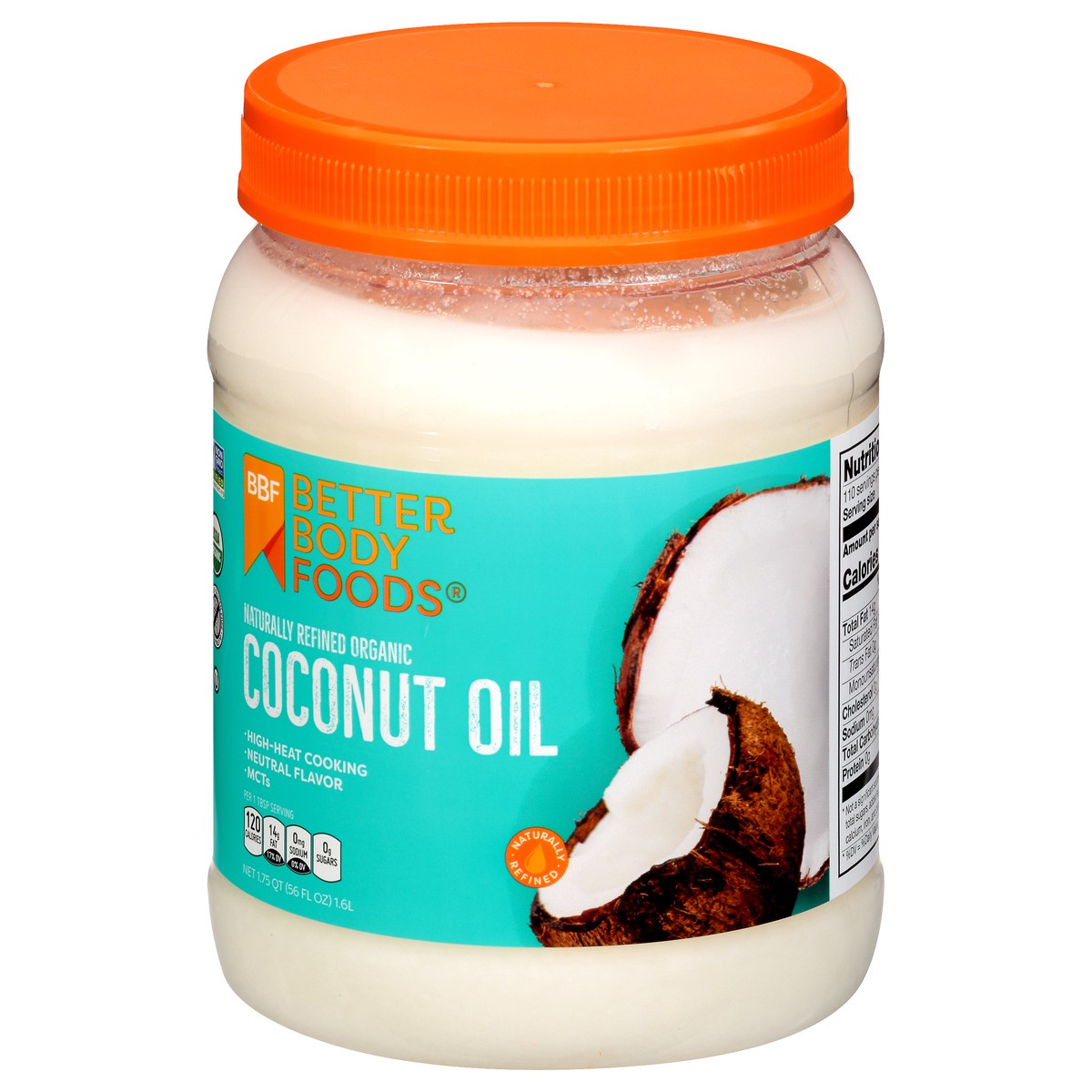 slide 9 of 13, BetterBody Foods Coconut Oil 1.75 qt, 1.75 qt