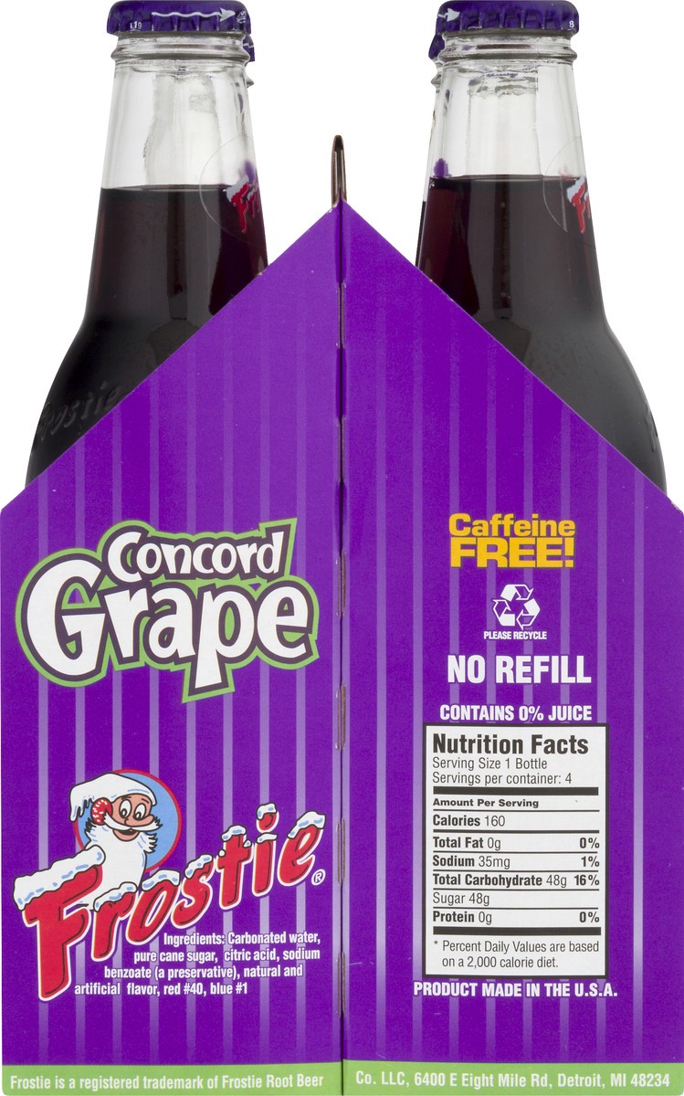 slide 5 of 13, Frostie Concord Grape Soda - 4 ct; 12 fl oz, 4 ct; 12 fl oz