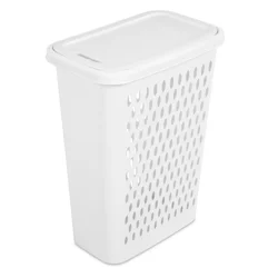 Sterilite Slim Laundry Hamper - White
