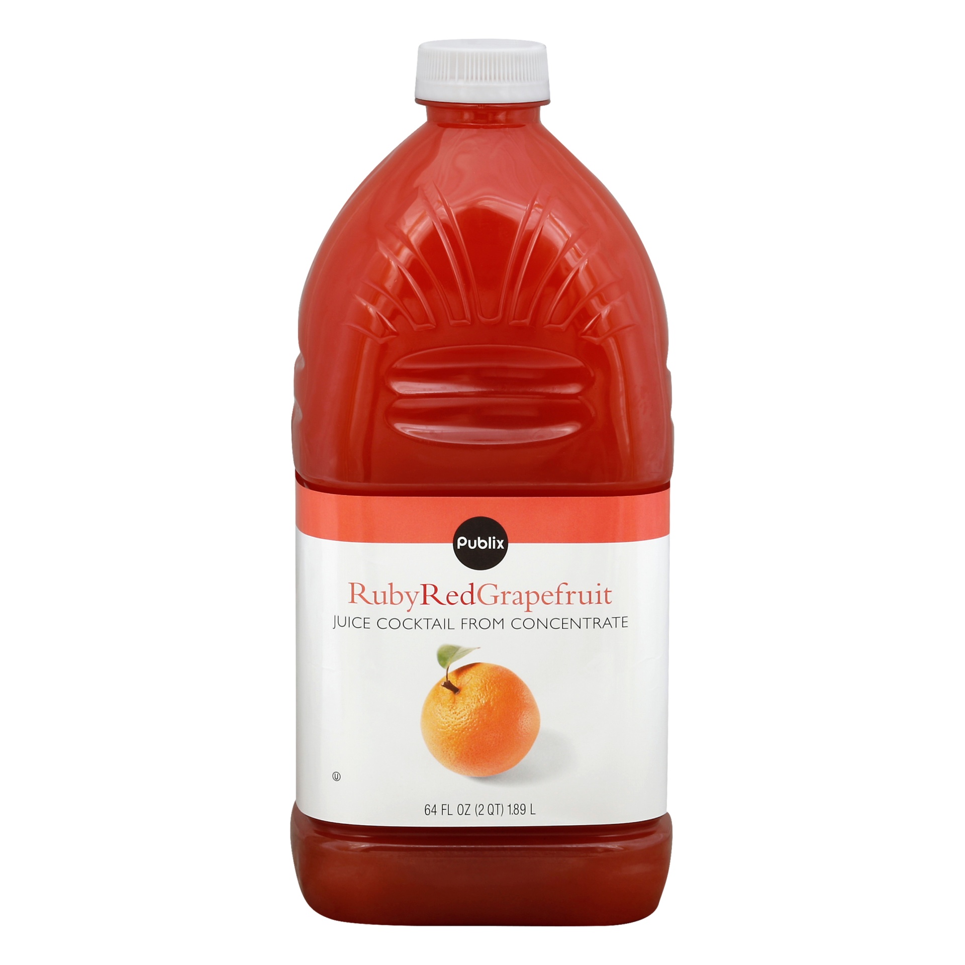 slide 1 of 1, Publix Ruby Red Grapefruit Juice Cocktail - 64 oz, 64 oz