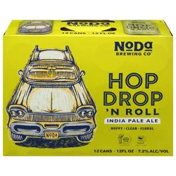 NoDa Brewing Co. India Pale Ale Hop Drop 'N Roll Beer 12 - 12 fl oz Cans