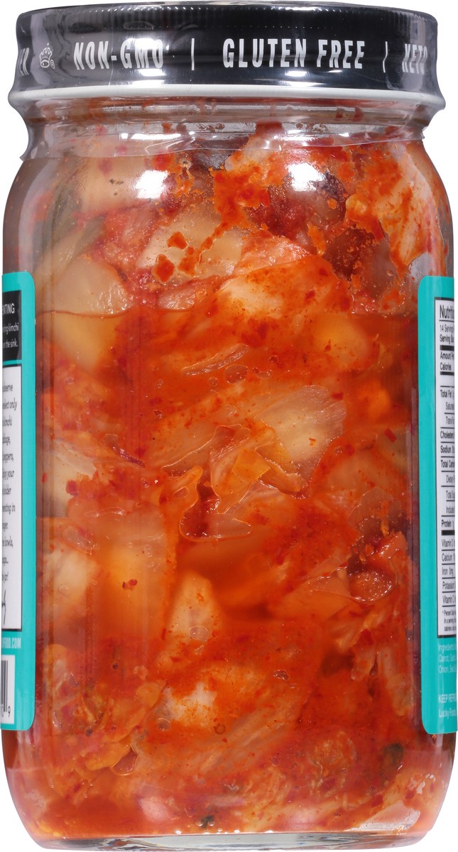 slide 5 of 9, Lucky Foods Seoul Original Vegan Kimchi 14 oz, 14 oz