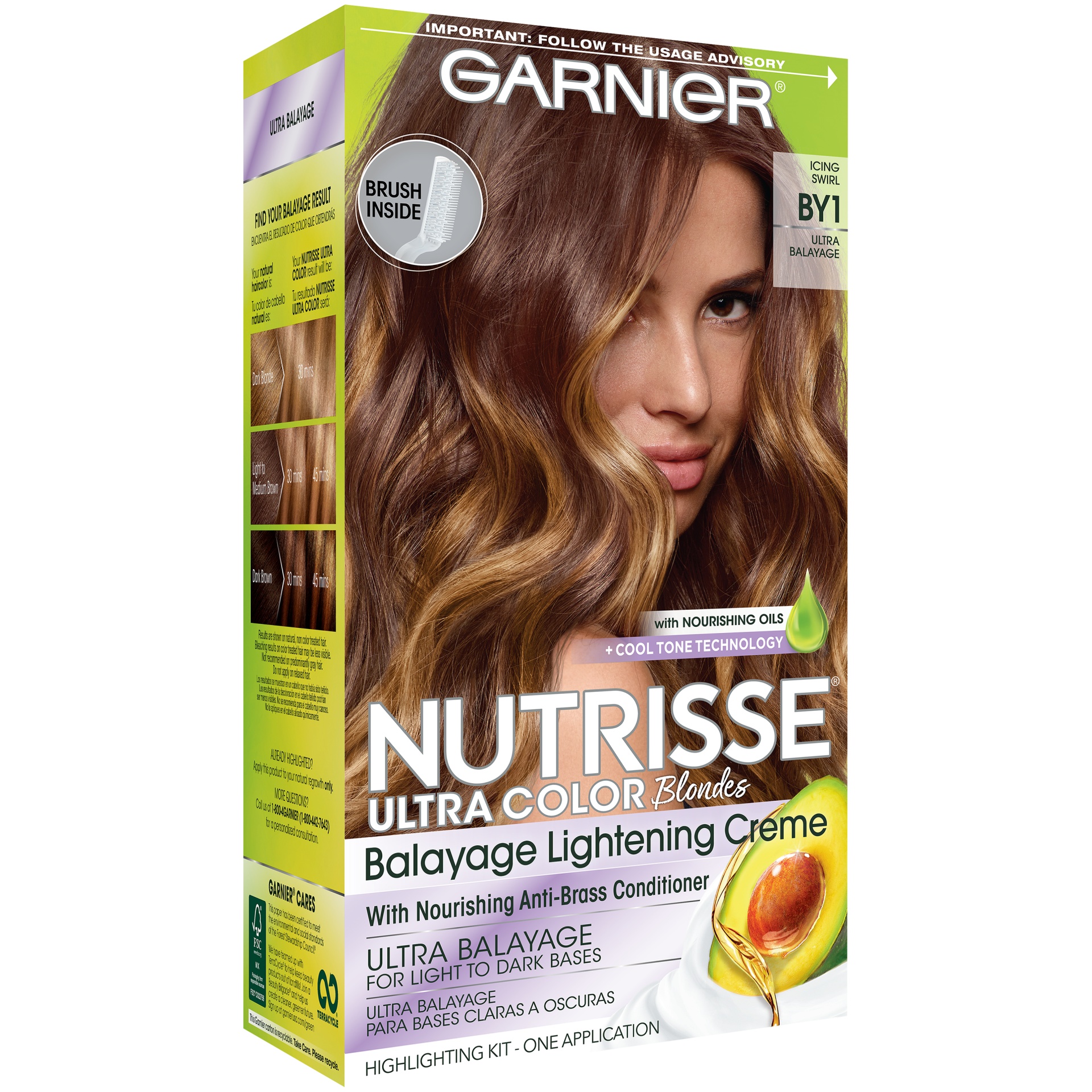 Garnier Nutrisse Ultra Color Blond Balatage Bleach Kit 1 ct Shipt
